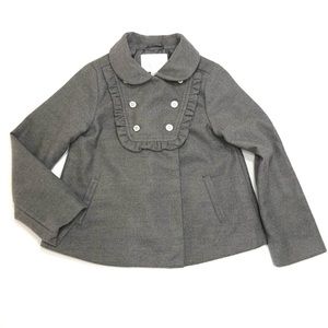 JANIE & JACK Gray Coat • Girl Sz 5/6